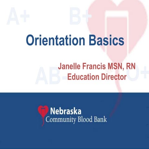 Orientation basics | PPTX