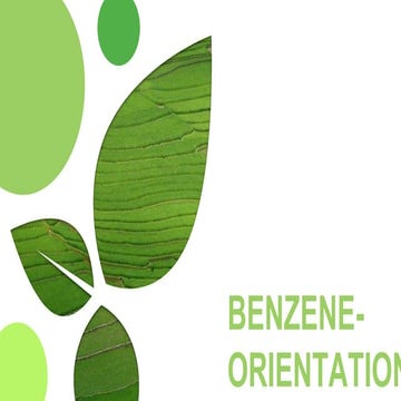 orientation of benzene .pptx