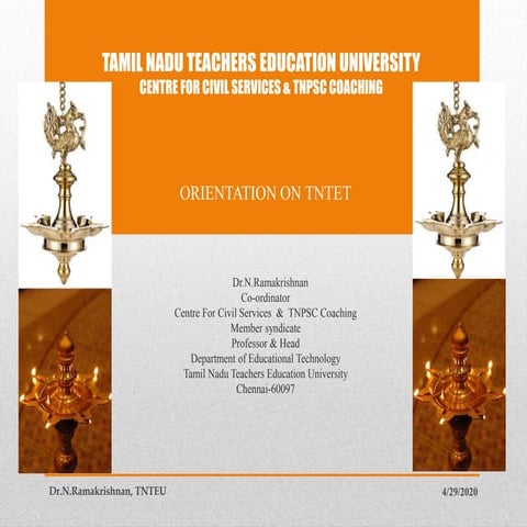 Orientation on tntet