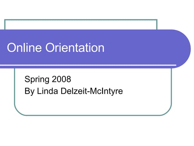 Orientation Sp08
