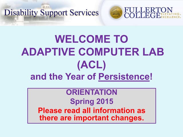 Orientation spring 2015