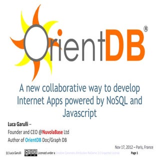 Internet Apps powered by NoSQL and ...