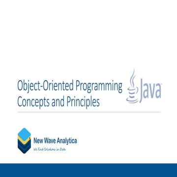 Oriented Programming Concepts and Principles | PPT