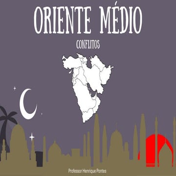 ORIENTE MÉDIO - PRINCIPAIS CONFLITOS E GUERRAS