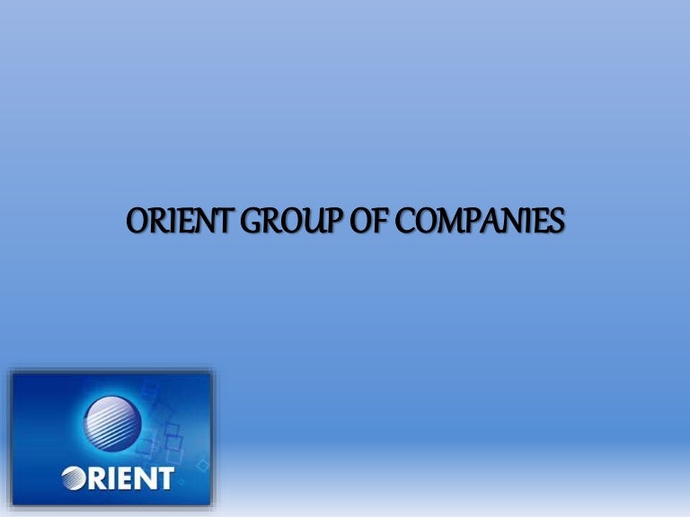 Orient group of companies