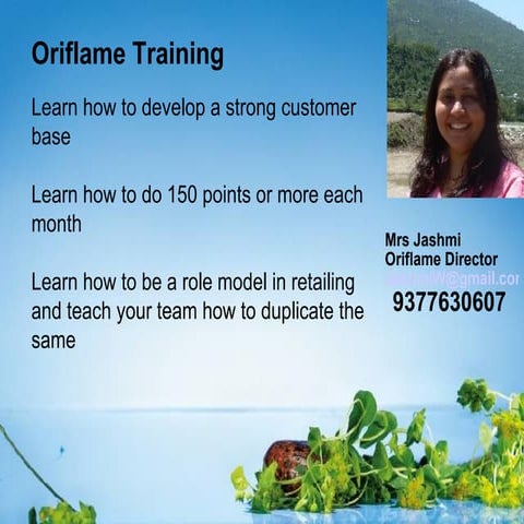 Oriflame Cosmetics how to do 150 points every month