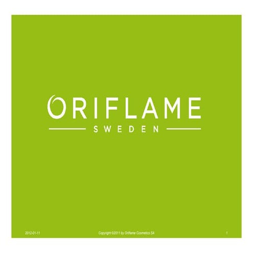 Oriflame Presentation to Ariba