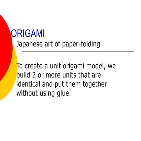 Origami | PPT
