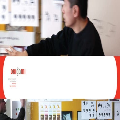 Origami Portfolio 2009, Branding &amp; Tactical Creativity