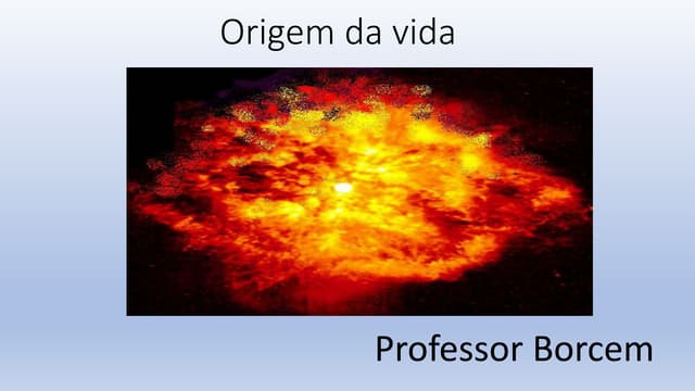 Origem da vida