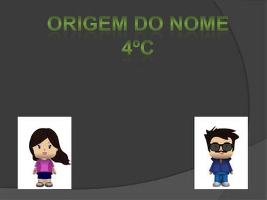 Origem dos nomes 6 d | PPT