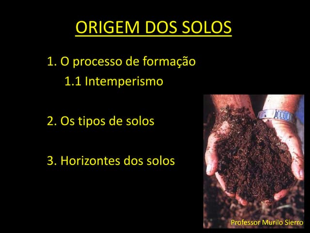 Origem dos Solos