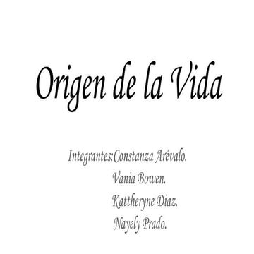 Origen de la evolucion (1)