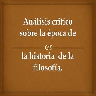 Origen de la filosofia maestria axe...