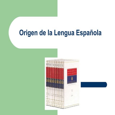 Origen de la lengua española