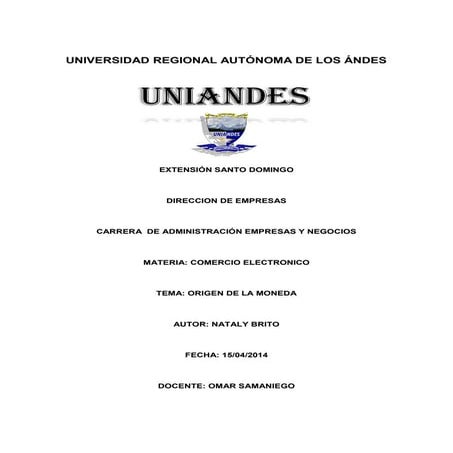 Origen de la moneda