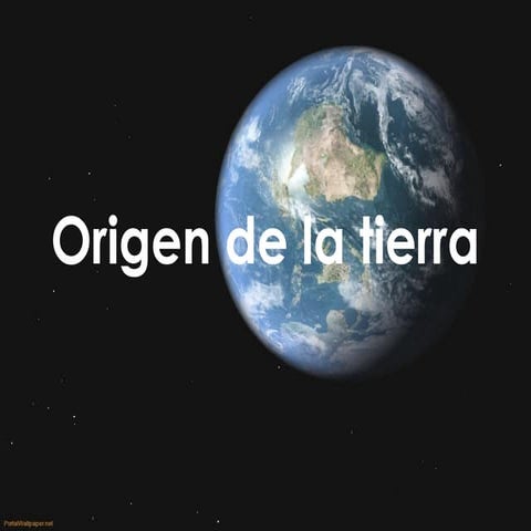 Origen de la tierra