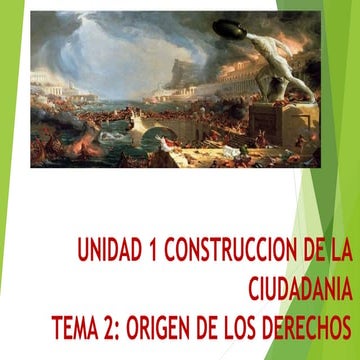 Origen de los derechos