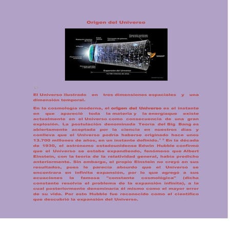 Origen del universo