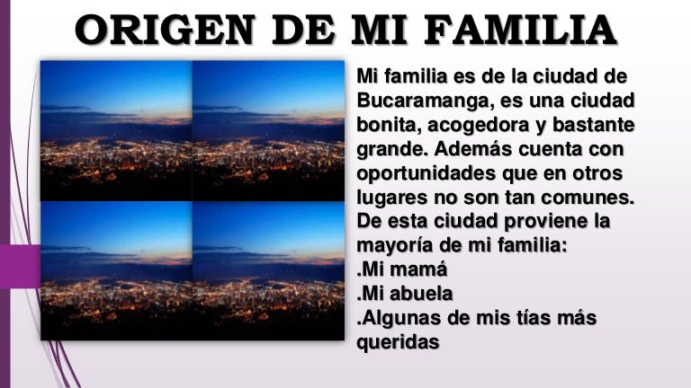 Origen de mi familia