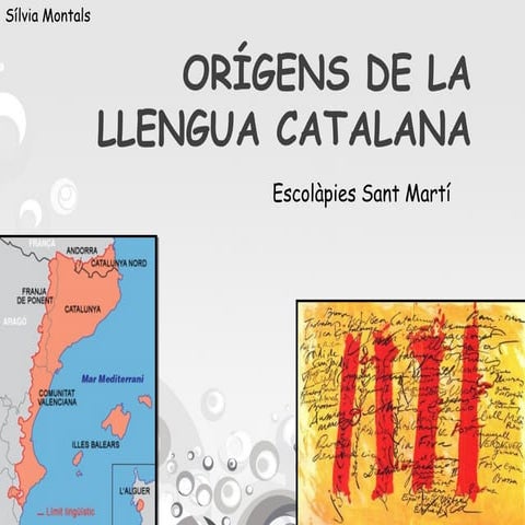 Origen llengua catalana