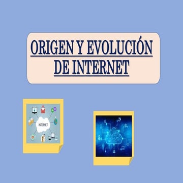 Origen y evolución de internet