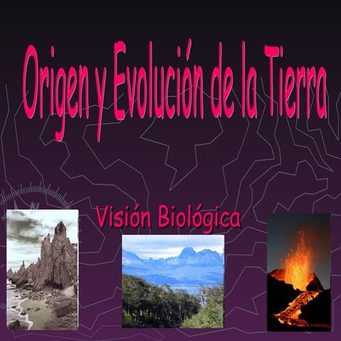 Origen y evolución de la Tierra