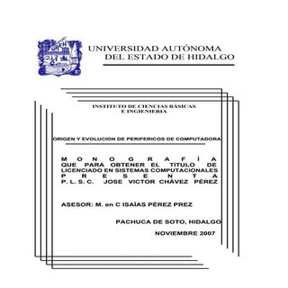 Origen y evolucion de perifericos d...