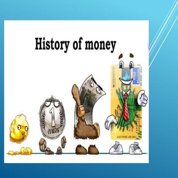 Understanding money , its function, types of money | PPTX