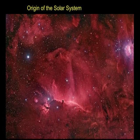 Origin of the Solar System Grade 11 Earth Science