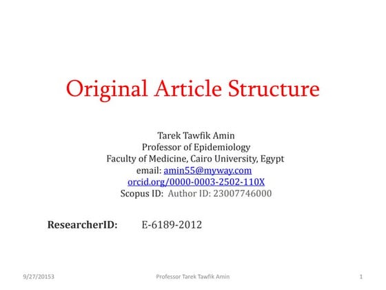 Format for the action research project | PDF