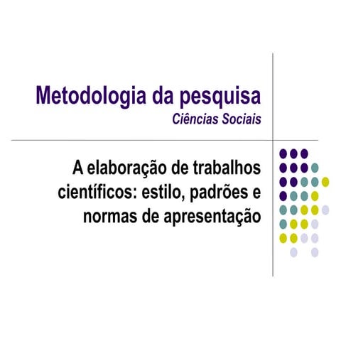 ABNT - Normas da ABNT. Slides explicativos | PDF