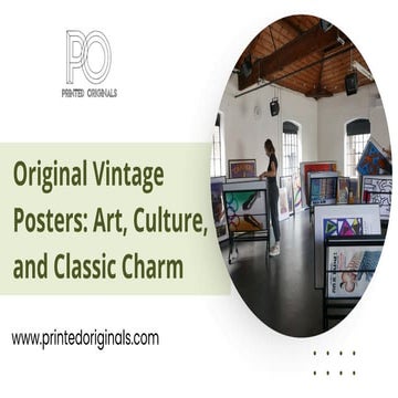 Evolution of Posters | PPTX