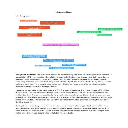 Originate ideas part