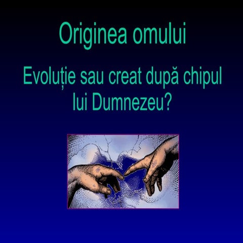 Originea omului