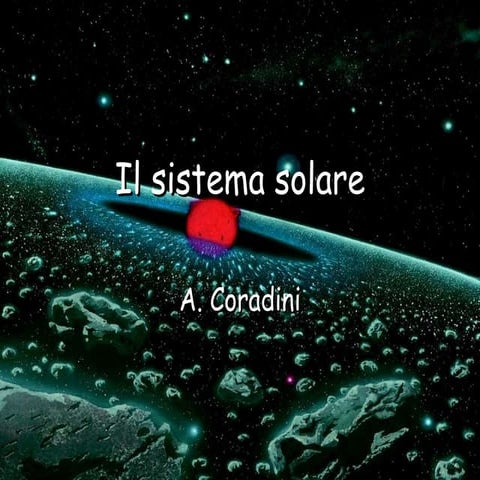 Stage astrofisica 2010- 7. Il Sistema Solare - G.Magni