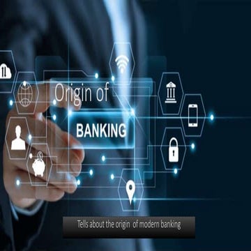 Origin of banking