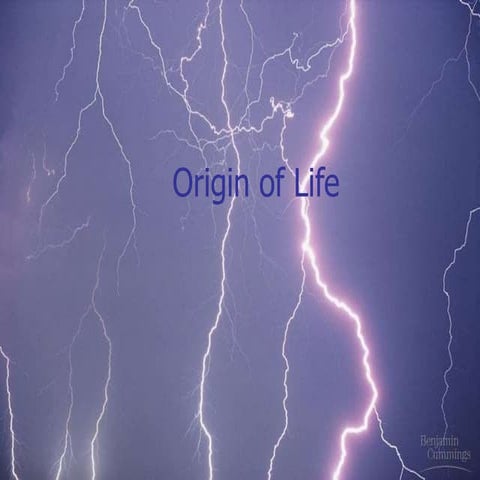 Origin Of Life | PPT
