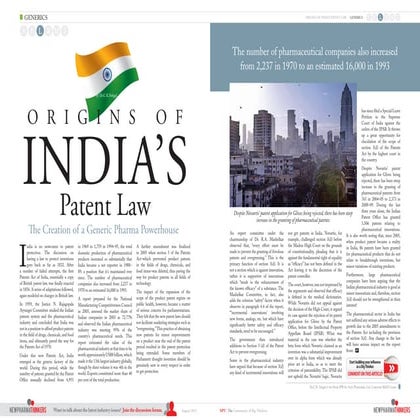 Origins of India's Patent Law