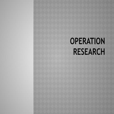 DECISION MAKING,LPP,NORTH WEST CORNER RULE,INVENTORY CONTROL,TRANSPORTATION P...
