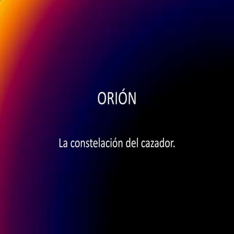 Orion | PPTX