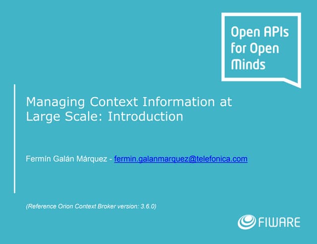 Orion Context Broker 20220301