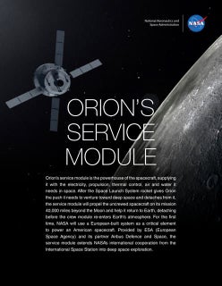 Orionâs Service Module