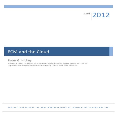 Oris4 white paper ecm and the cloud