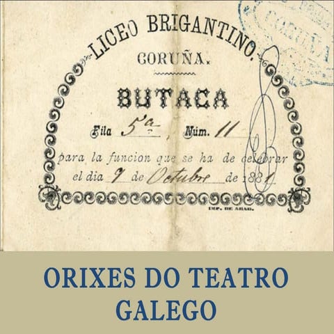 Orixes teatro galego