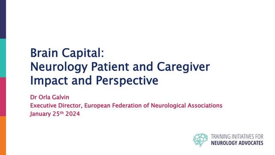 Brain Capital Presentation - Dr Orla Galvin, EFNA