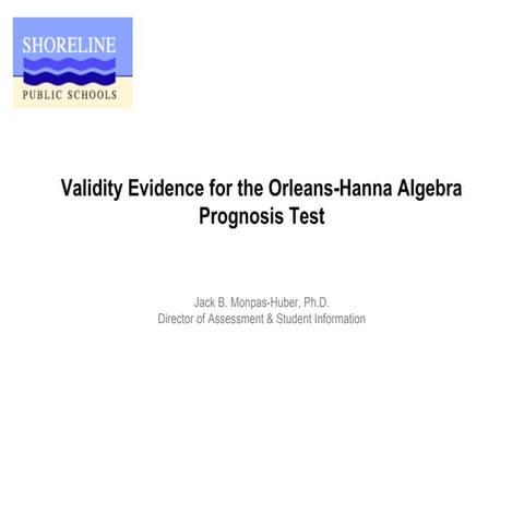Orleans hanna validity | PPT
