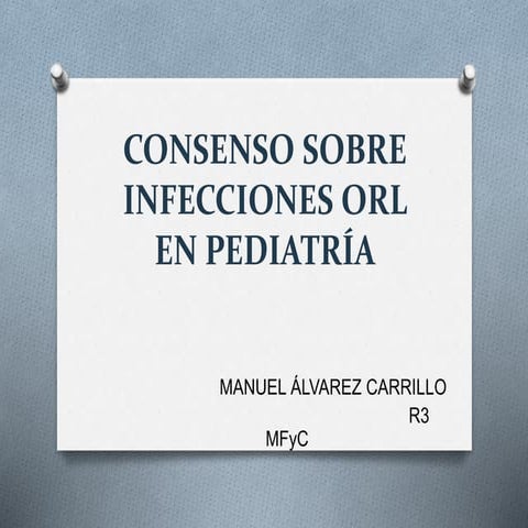 Orl pediatria