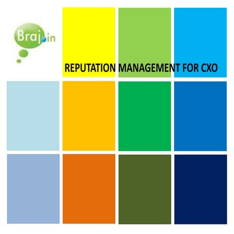 Online Reputation Management for CEO