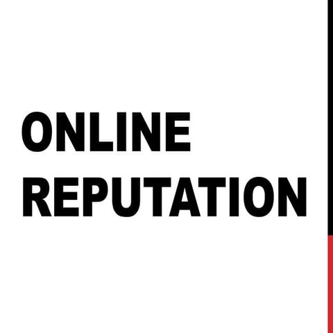 Online Reputation